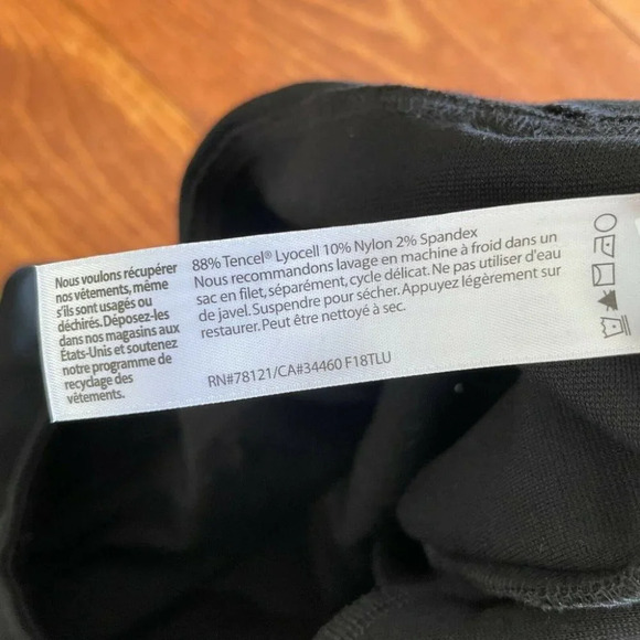 Eileen Fisher Black Skinny Pants Size 0 MSRP $258 EUC Stretchy Soft Minimalist - Picture 11 of 11